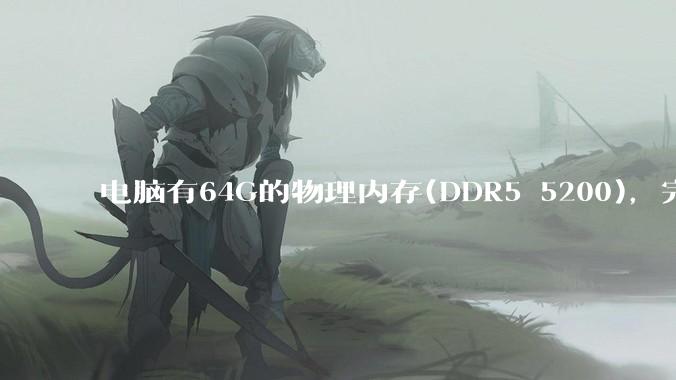 电脑有64G的物理内存(DDR5 5200)，完全够用了，可以关闭系统的虚拟内存吗？